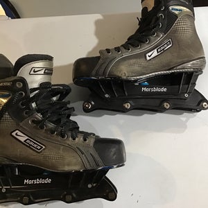 Like-New Marsblade chassis Bauer Skates Size 8.5 (Used)