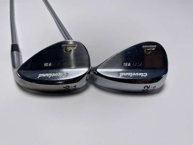 Cleveland CG15 Satin Chrome Wedge Set 52* 10 56* 14 Wedge Steel Mens RH