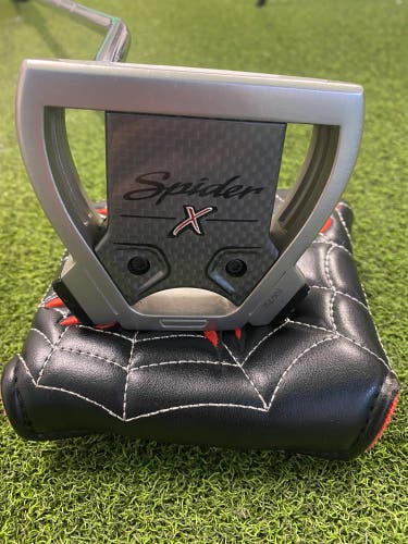 Silver Men's 2024 TaylorMade Mallet Spider Tour Left Hand Putter 35" (Used)