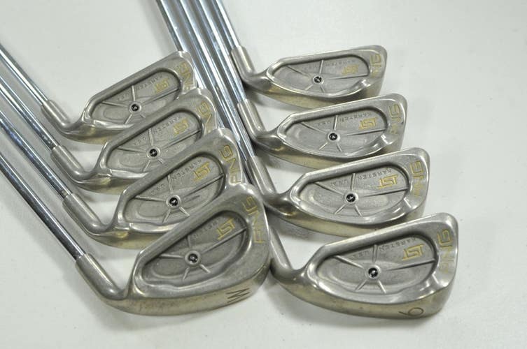 Ping ISI Nickel 3-W Iron Set Stiff Flex Black Dot Right Cushin JZ Steel # 200288