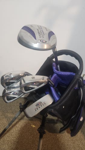 US Kids Ultralight 54 Junior set 5 clubs plus bag