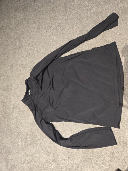 Black XL Kids Unisex CCM Compression Neck Guard Long Sleeve(Used)