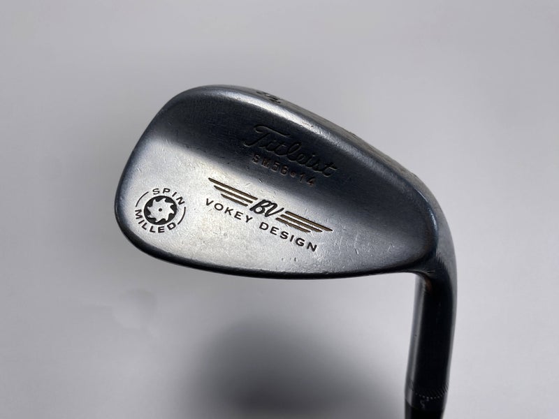 Titleist Vokey Spin Milled CC Chrome Sand Wedge SW 56* 14 Wedge Steel Mens RH