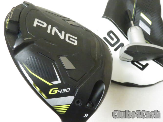 PING G430 LST Driver 9° TOUR 2.0 Chrome 65 Stiff Flex +Cover & Tool ... LooK