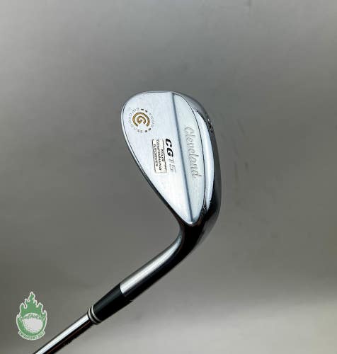 Used RH Cleveland CG15 Tour Zip Grooves Wedge 52*-10 Wedge Flex Steel Golf Club