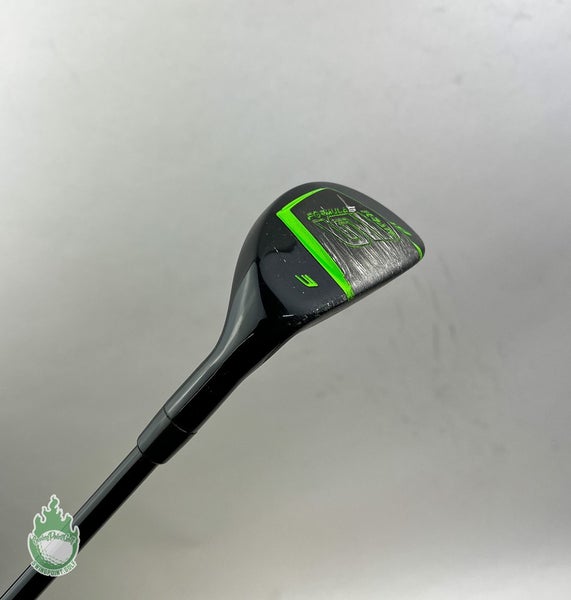 Used RH Krank Golf Formula 5 3 Hybrid 19* Inertia Stiff Flex Graphite Golf Club