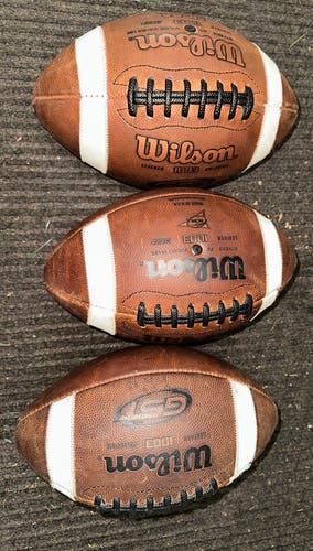 Wilson GST Footballs (Pack of 3)