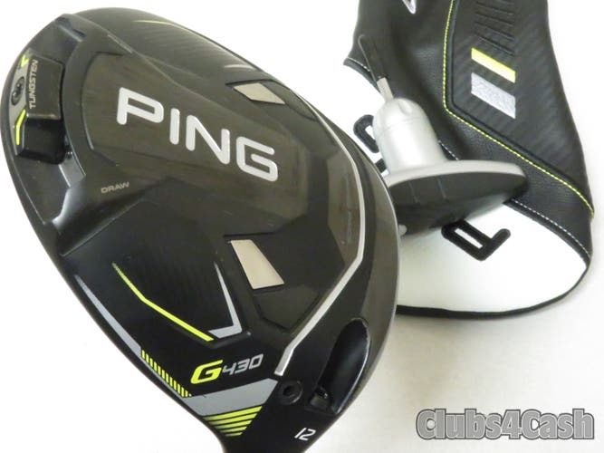 PING G430 MAX Driver 12° TOUR 2.0 Black 65 X-Flex +Cover & Tool ... MINT