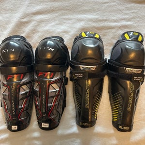Youth Bauer & CCM Shin Pads (Sz: 10”)