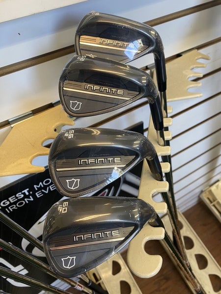 2025 Wilson Infinite Wedge Set 48 , 52 , 56 , 60 Black Finish Cavity Back