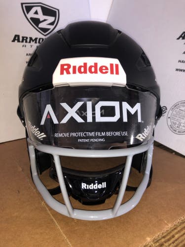 NEW RIDDELL ADULT AXIOM ADULT HELMET - SIZE 6 3/4" - FLAT BLACK