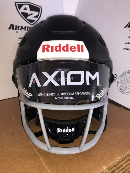 NEW RIDDELL ADULT AXIOM ADULT HELMET - SIZE 6 3/4" - FLAT BLACK