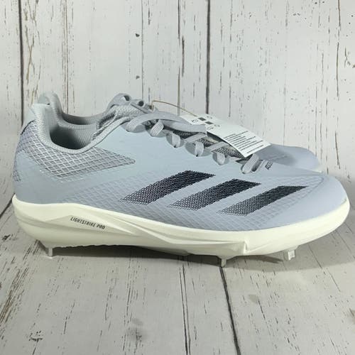 Adidas Adizero Electric Baseball Cleats Gray Mens Size 9 IF3266