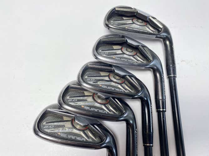 TaylorMade Burner 2.0 Iron Set 7-PW+GW SuperFast 65g Regular Graphite Mens RH