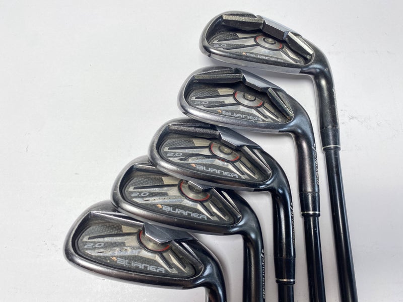 TaylorMade Burner 2.0 Iron Set 7-PW+GW SuperFast 65g Regular Graphite Mens RH