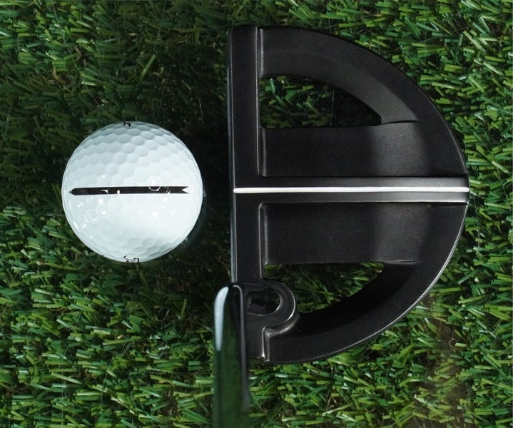 PING SCOTTSDALE TR GRAYHAWK MALLET PUTTER 34.5 BLACK DOT RH WITH PLD HEADCOVER
