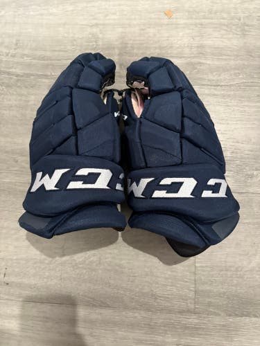Florida Panthers CCM HGPJS Gloves 14" Pro Stock (Used)