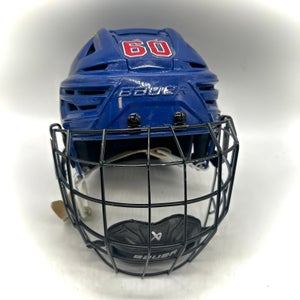 Bauer Re-Akt 155 - Team USA National Development Team Program Used Small Pro Stock Helmet (Blue)
