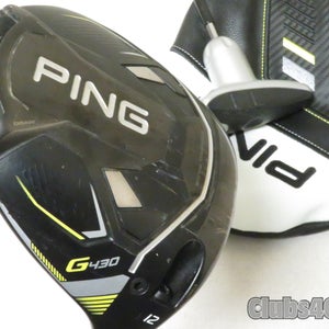 PING G430 MAX Driver 12° TOUR 2.0 Black 65 Stiff Flex +Cover & Tool