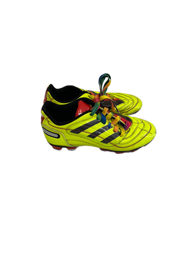 Used Adidas ABSOLLON Soccer Cleats Yellow Junior 03 11692-S000139277