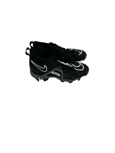 Used Nike ALPHA MENACE 4 SHARK Jr FB Cleats Black Junior 02 11692-S000139290