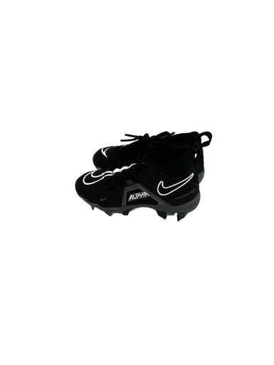 Used Nike ALPHA MENACE 3 SHARK Youth FB Cleats Black Youth 12.0 11692-S000139303