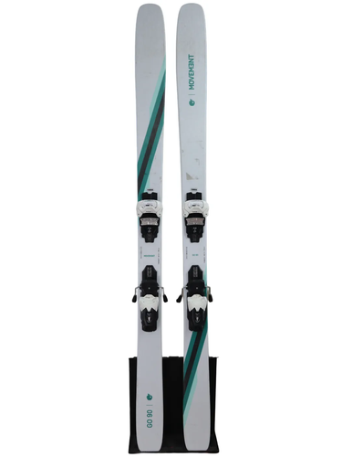 Used 2023 Movement Go 90 Skis (154cm) w/ Elan Attack 11 Bindings - Good