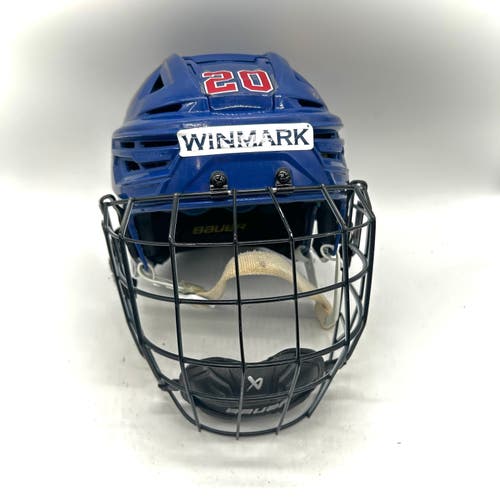 Bauer Re-Akt 150 - Team USA National Development Team Program Used Small Pro Stock Helmet (Blue)