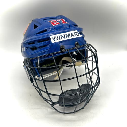 Bauer Re-Akt 150 - Team USA National Development Team Program Used Small Pro Stock Helmet (Blue)