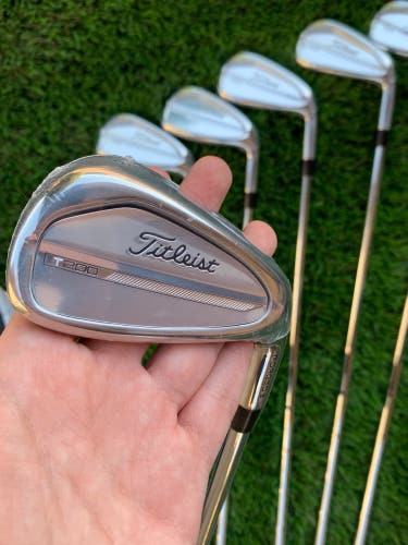 NEW- Titleist T200 Right Handed 4-pw Iron Set| Dynamic Gold 105 S300| Stiff