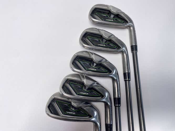 TaylorMade RocketBallz Iron Set 6-PW 65g Regular Graphite Mens RH +1''