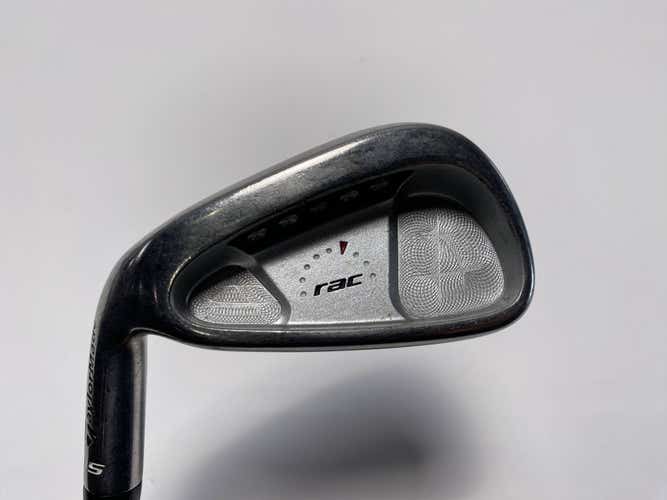 TaylorMade Rac OS Single 5 Iron Light Metal Stiff Steel Mens LH