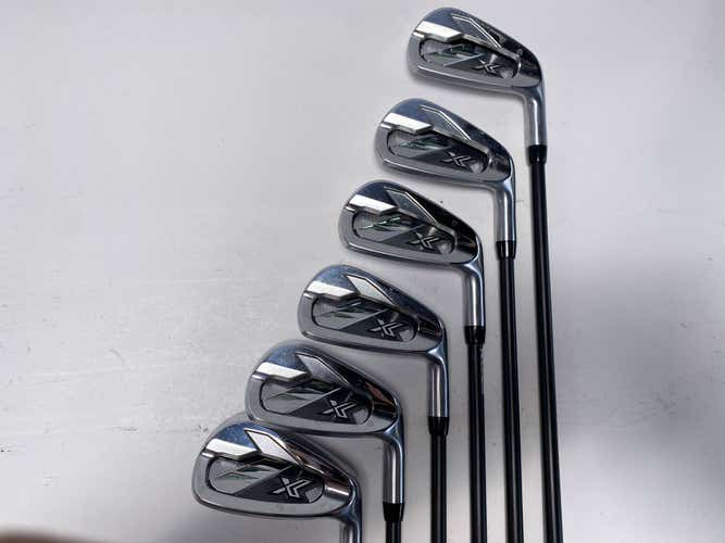 XXIO X 2022 Iron Set 5-PW Miyazaki AX-II Flex 4334 59g Stiff Graphite Mens RH