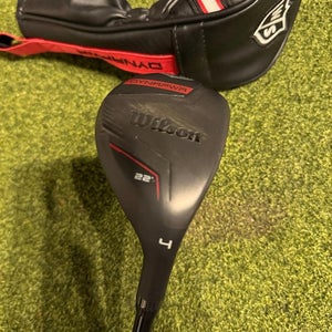 Wilson Dynapwr 4 22* Hybrid, Hzruds RDX Smoke Regular Flex, RH