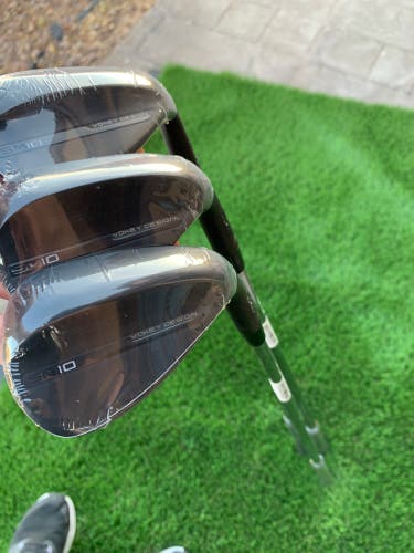 BRAND NEW Titleist Vokey SM10 Jet Black WEDGE SET 52,56,60