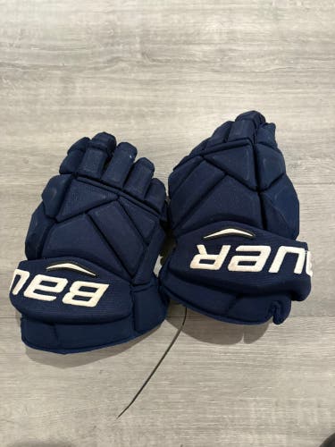 Florida Panthers Bauer Vapor 1X Pro Gloves 14" Pro Stock (Used)