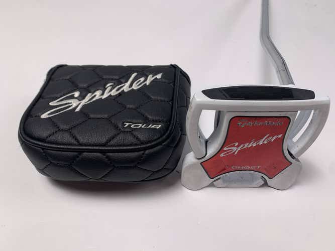 TaylorMade Spider Ghost White DB Putter 33.5" Superstroke Pistol Tour RH HC