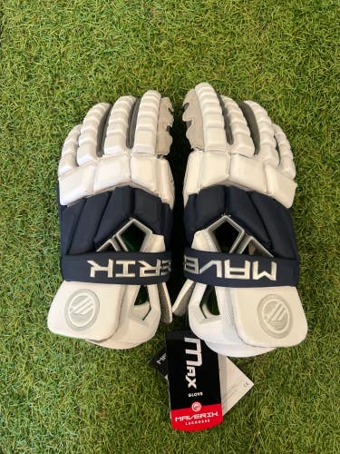 Penn State Maverik Max Lacrosse Gloves Large (New)