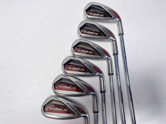Callaway Diablo Edge Iron Set 5-PW Regular Steel Mens RH