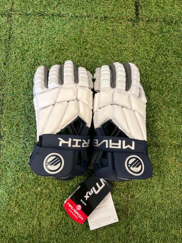 Penn State Maverik Max Lacrosse Gloves Large (New)