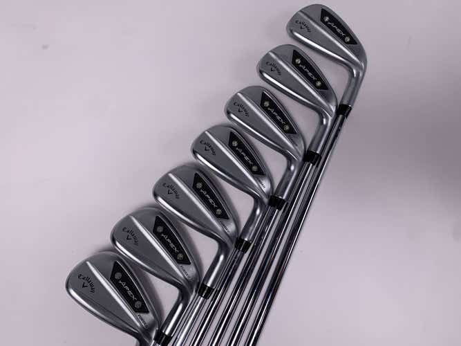 Callaway Apex Ai200 Iron Set 5-PW+GW Project X LZ 6.0 Stiff Steel Mens RH
