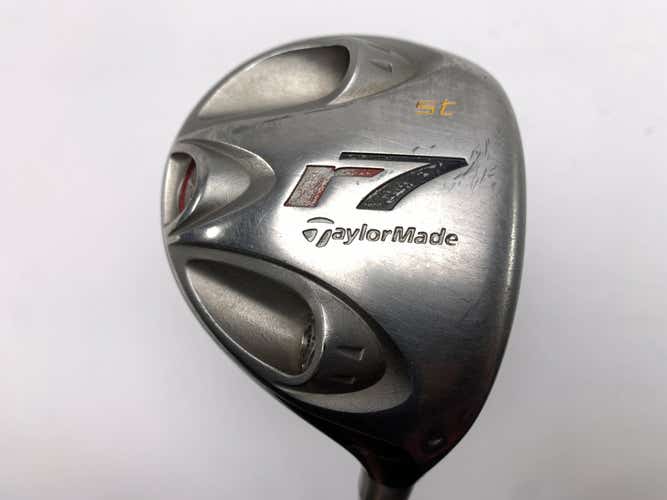 TaylorMade R7 Steel 5 Fairway Wood 18* REAX 70g Stiff Graphite Mens RH