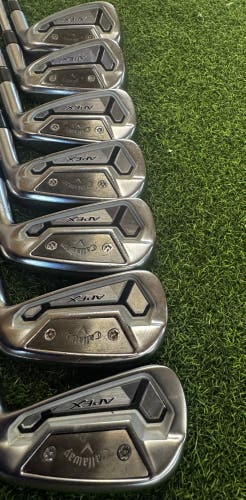 Callaway Apex TCB 21 Right Handed Iron Set Stiff Flex  (Used)