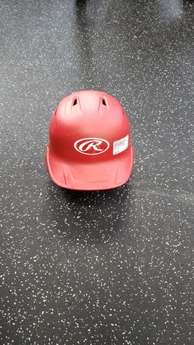 Used Rawlings MACH-SR-REVA Batting Helmet No Mask Red SM 11849-S000030104