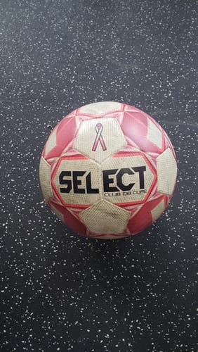 Used Select CLUB DB CURE All Size Soccer Ball Pink And White 5 11849-S000030086