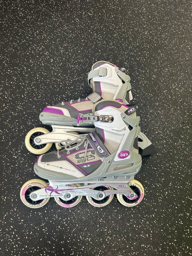 Used RollerDerby ELITE SERIES Q60 Senior Roller Quad Skates Purple Senior 8 11849-S000030138