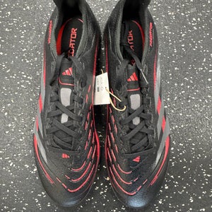 Used Adidas Soccer Indoor Shoes Black Senior 8.5 11849-S000030137