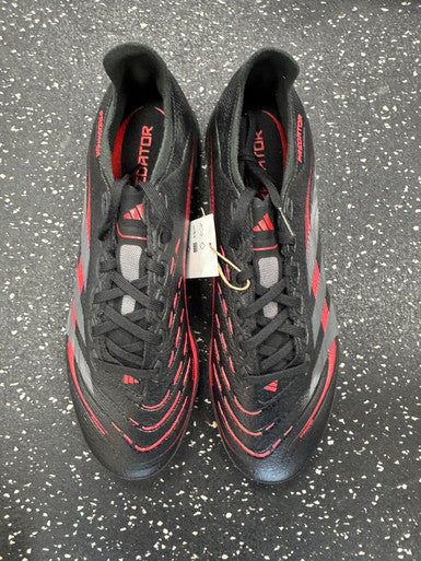 Used Adidas Soccer Indoor Shoes Black Senior 8.5 11849-S000030137