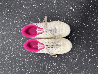 Used Lotto Soccer Cleats Pink And White Youth 13.0 11849-S000030126