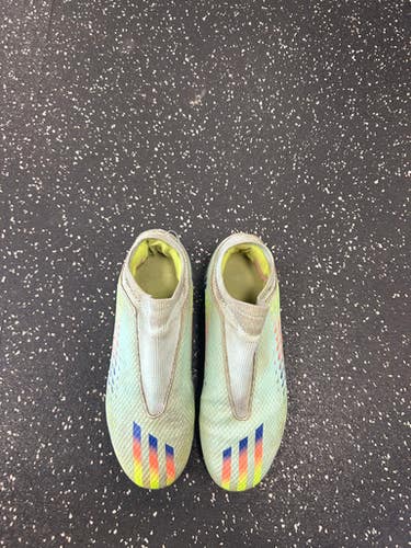 Used Adidas Soccer Cleats Turquoise Junior 04 11849-S000030122